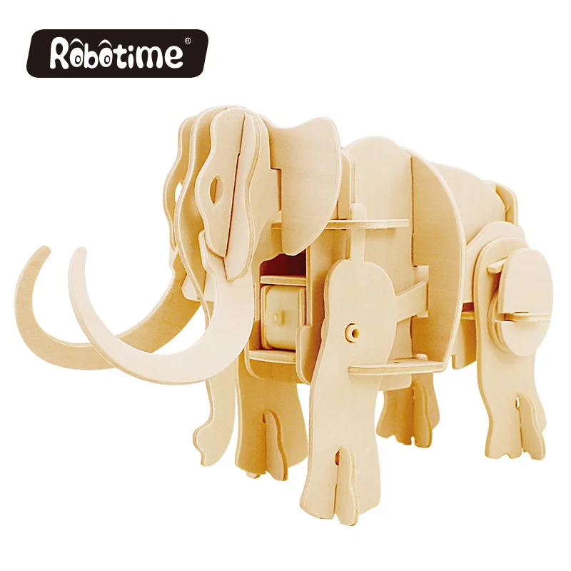 

DIY Wooden Mechanical Model Simulation Animal Model Splicing Building Blocks Toys For Children Creative Christmas Birthday Gift