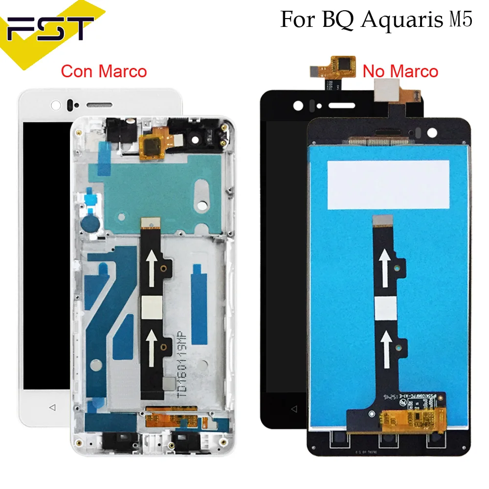 

For BQ Aquaris M5 LCD Screen With Touch Screen Display For BQ M5 Digitzer Assembly With Frame+Tools For BQ M5 LCD Panel Tactil