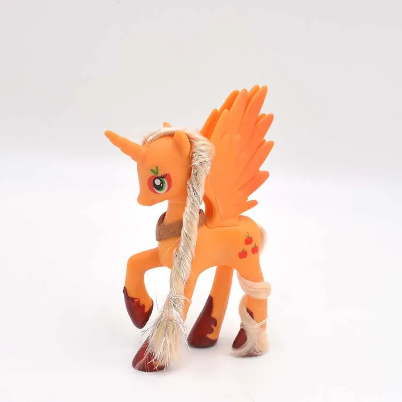 14 см My little pony Симпатичные ПВХ Единорог ПВХ маленькая пони лошадь фигурки Куклы для девочек на день рождения Рождественский подарок