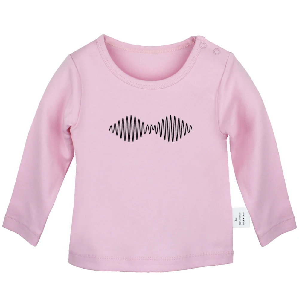 Силуэт BVB Ornate Horse Head Arctic Monkeys Radio; футболки для новорожденных; однотонные футболки с длинными рукавами для малышей - Цвет: YbBabyYP029C