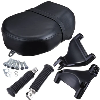 

Rear Seat Pillion Footpeg Kit Case for Harley Sportster XL 883XL 883C 883N 1200N