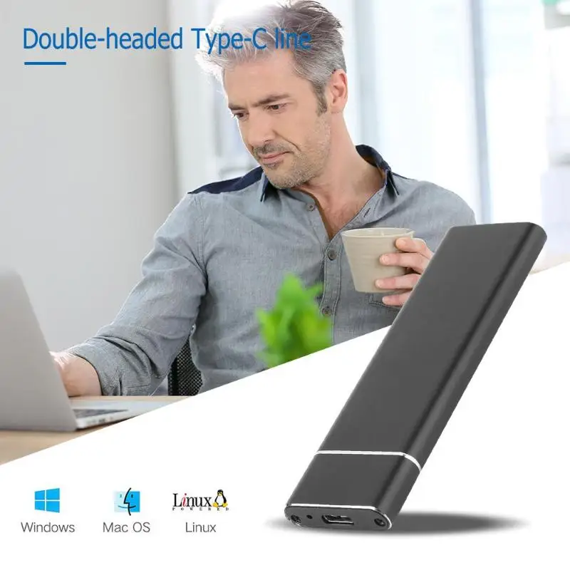 M.2 NGFF SSD 6 Гбит/с к USB 3,1 type-C корпус жесткого диска конвертер HDD корпус чехол внешний твердотельный жесткий диск коробка