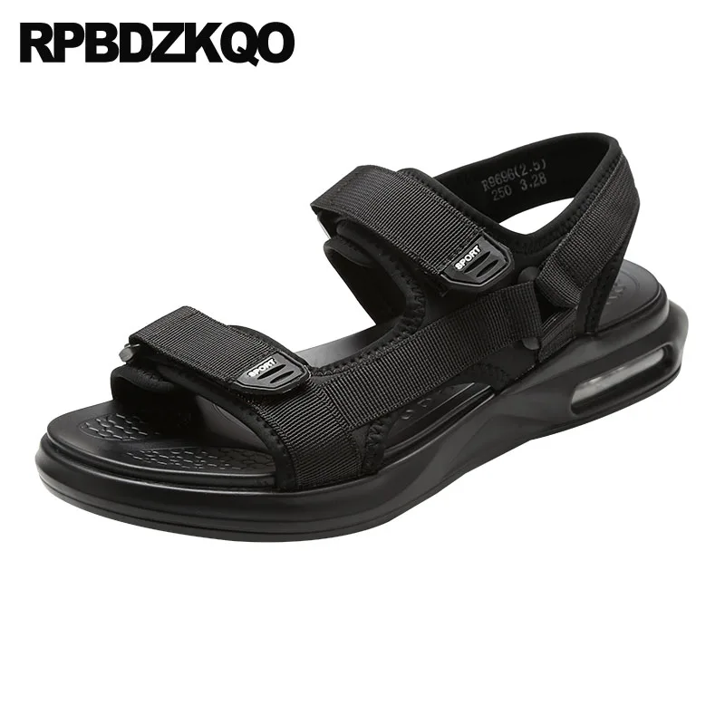 

italian sandals mesh sport sneakers black 2019 strap designer shoes men high quality slippers outdoor summer flat slides native