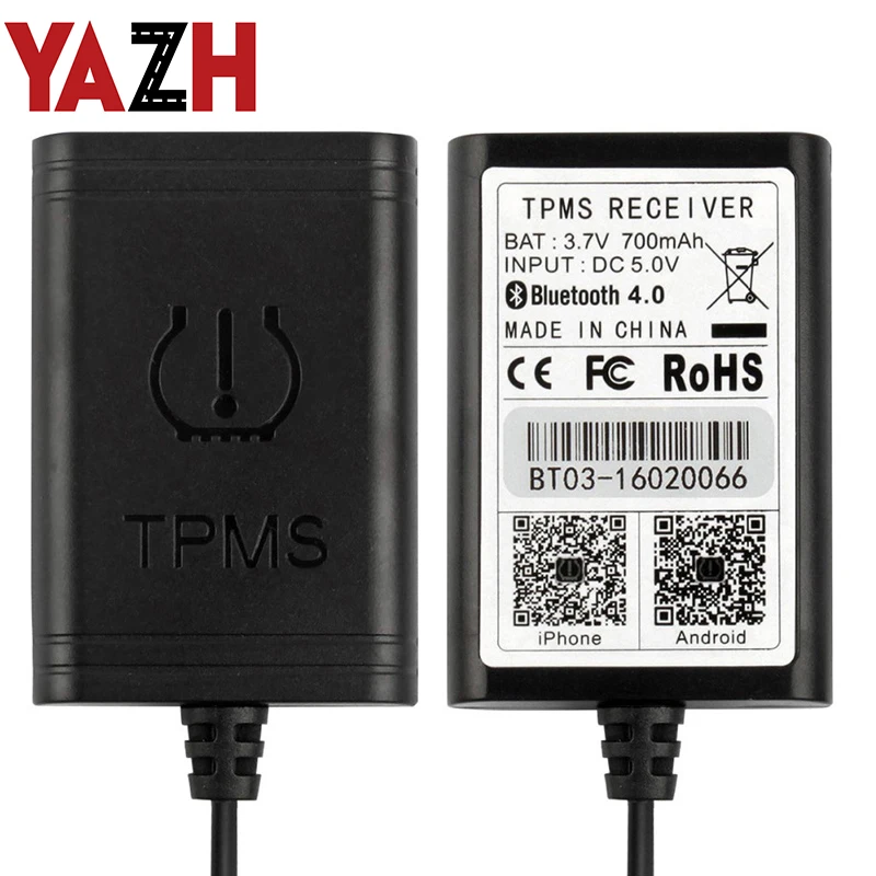 YAZH 2019 новая автомобильная USB TPMS система контроля давления в шинах 4 беспроводной