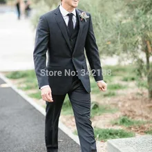 Высококачественные лучшие новые модные свадебные костюмы жениха на заказ/Красивый смокинг для жениха/костюм для жениха(куртка+ штаны+ галстук+ жилет