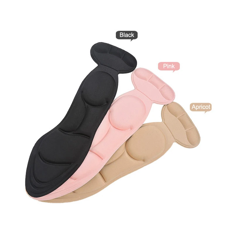 1 Pair Insole Pad Inserts Heel Post Back Breathable Anti-slip for High Heel Shoe&T8
