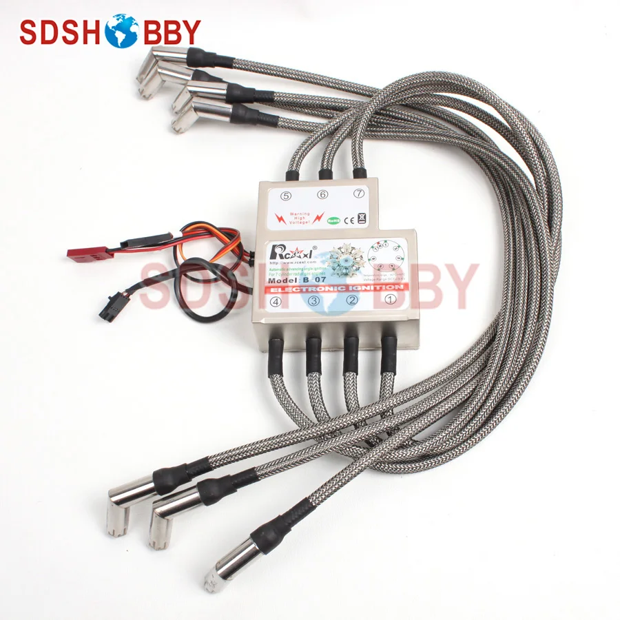 Rcexl Seven Cylinder Radial Engine Igniter 4.8V8.4V 622a Igniter Including Sensor for ME 8 1/4