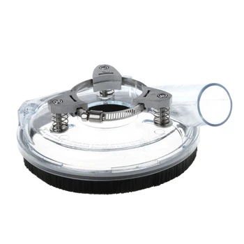 

Dust Shroud Kit Dry Grinding Dust Cover for Angle Hand Grinder Clear 4"/ 5"