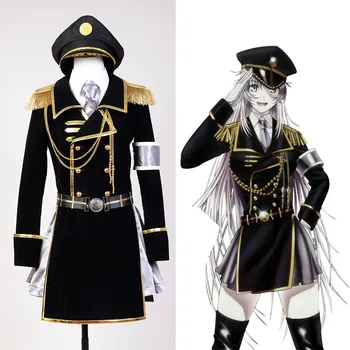 

K Return of Kings Neko Military Uniform Cosplay Costume For Women Full Set