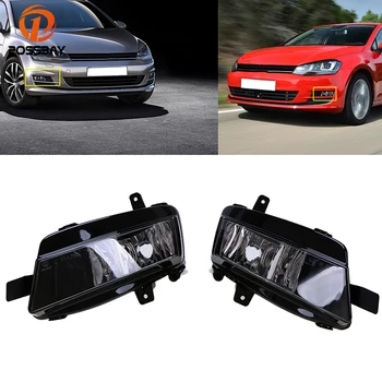 

POSSBAY Clear Lens Car Fog Light Housing for 2012 2012 2013 2014 2015 2016 VW GOLF MK7 5G Fog Lights Foglamp Without Bulbs