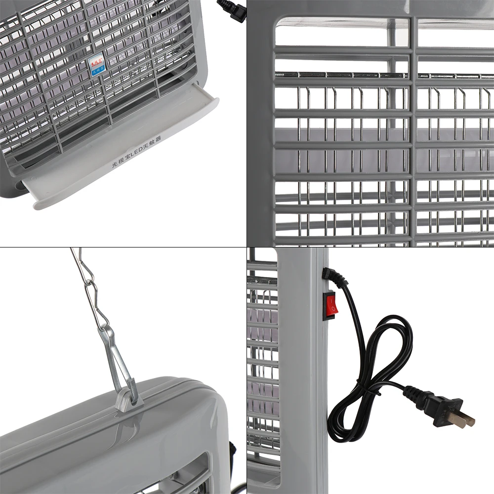 Electric UV Insect Killer Mosquito Fly Pest Bug Zapper Catcher Trap LED Lamp