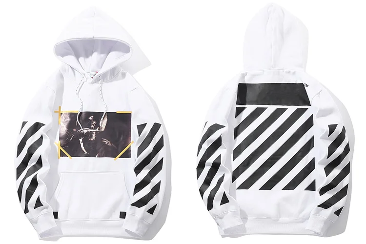 

off white harajuku hoodie men stranger things hip hop