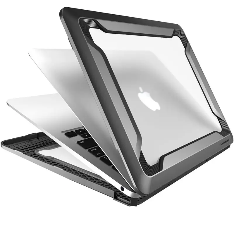 Для MacBook Air 13 дюймов Чехол выпуска A1932 с дисплеем retina подходит для Touch ID i-Blason двухслойный прорезиненный бампер