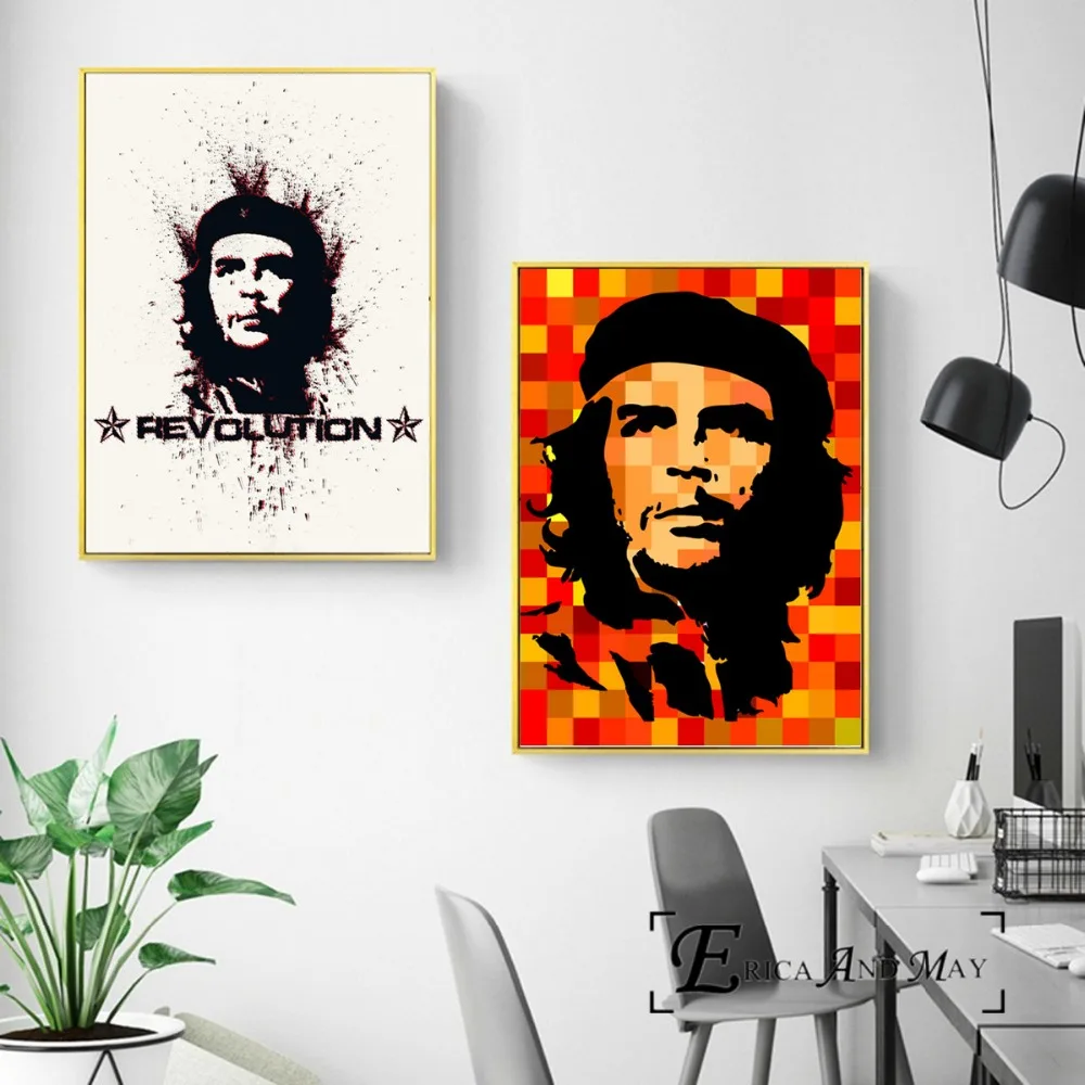 Постеры и принты Che Guevara с изображением национального героя на холсте для