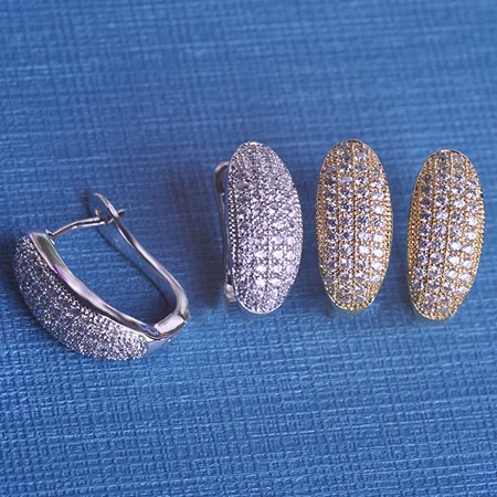 Серьги гвоздики женские из меди с фианитами|earring card display rack|earring steelearring genie |