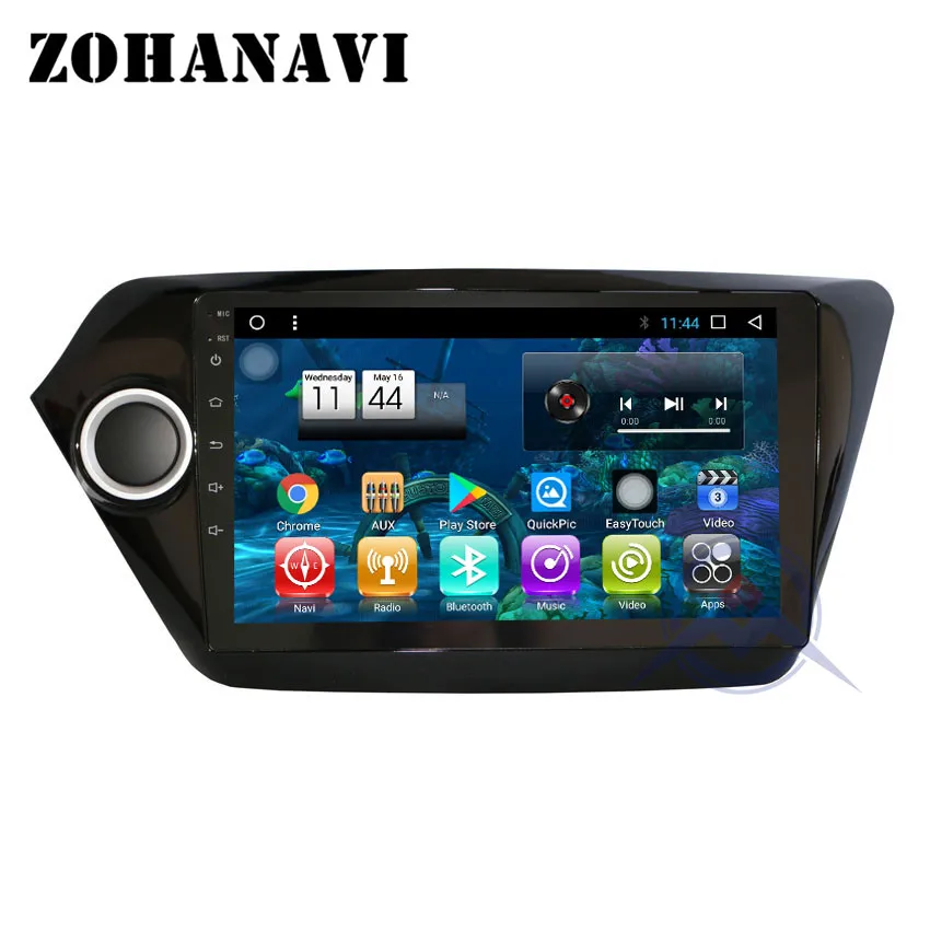 Perfect 9 inch Android Octa Core car dvd player gps navigation for Kia k2 RIO 2010 2011 2012 2013 2014 2015 car radio stereo 1