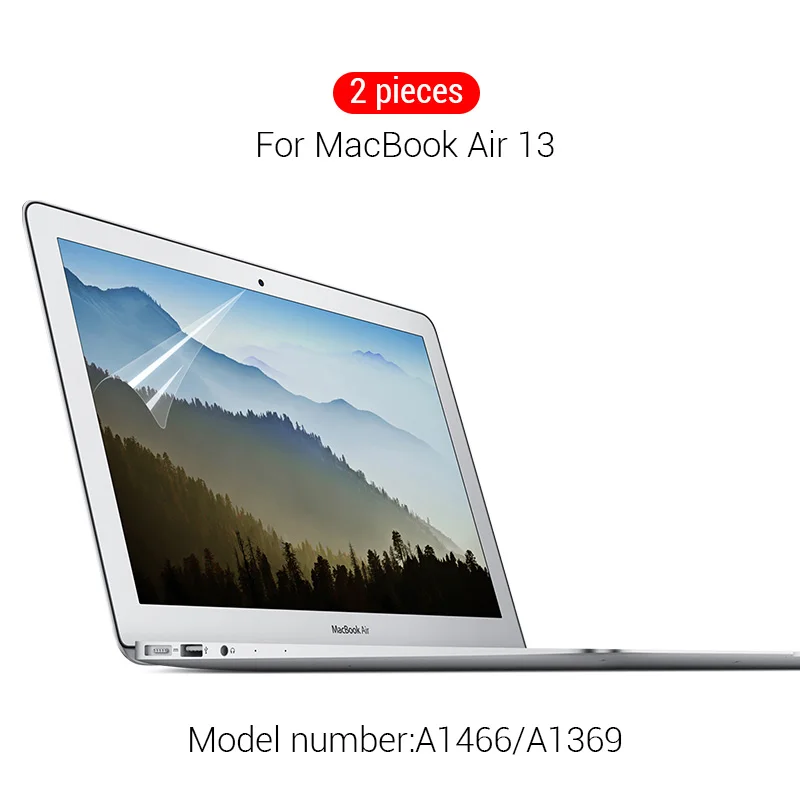 PZOZ защитная плёнка для экрана ноутбука для Apple Macbook Mac Book Pro 13 Модель A1706 A1708 экранная пленка прозрачная PE мягкая защитная пленка - Цвет: Model A1466 A1369