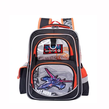 

2019 Children School Bags for Teenagers Boys Cartoon Tank Airplane Big Capacity School Backpack Waterproof Satchel Kids Book Bag