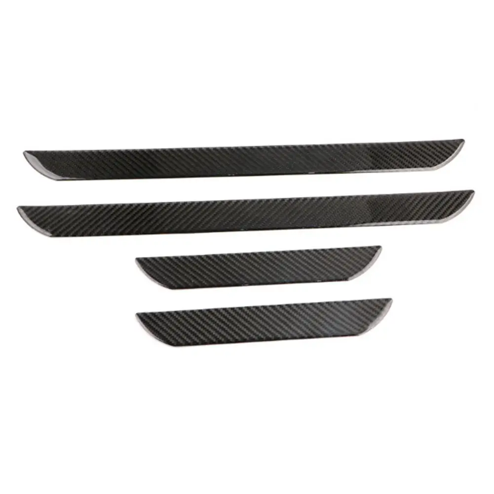 

Universal 2PCS Car Threshold Carbon Fiber Pedal Car Interior Door Sill Modified Thresholds Modification Built-in Fiber Sill