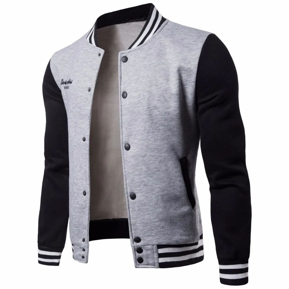 Cool Mens Wine Red Baseball Jacket Autumn Fashion Slim Black Leather Sleeve Bomber Jacket Men Brand Varsity Jackets Cool Mens Wine Red Baseball Jacket Autumn Fashion Slim Black Leather Sleeve Bomber Jacket Men Brand Varsity Jackets