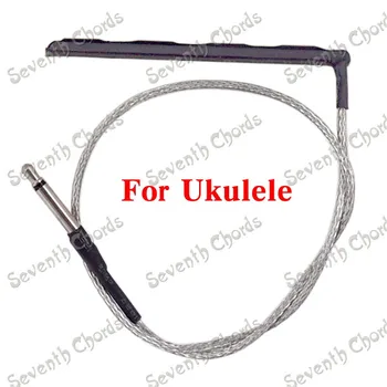 

2Pcs 4 String Guitar Ukulele Under Bridge Saddle Piezo Cable Pickup Cable guitar accessories