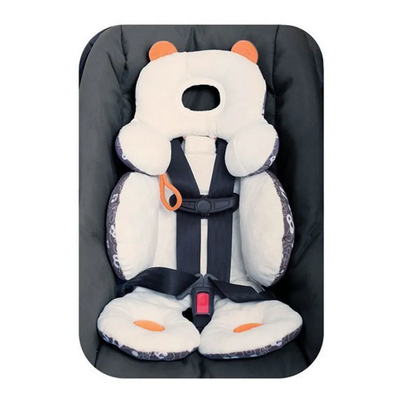 New Portable Baby Safety Car Seat Pram Pushchair Thickening Soft Cushion Pad Dual-used Adjustable Baby Car Pillow Mat LY144