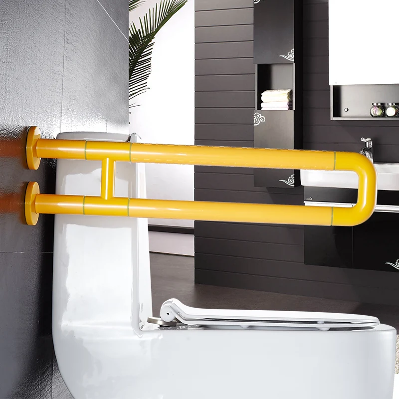 IWJOO Toilet Safety Rails Stainless Steel Bathroom Handrails Wall Mount Elderly Pregnant Women Anti Slip Grab Bar Luminous