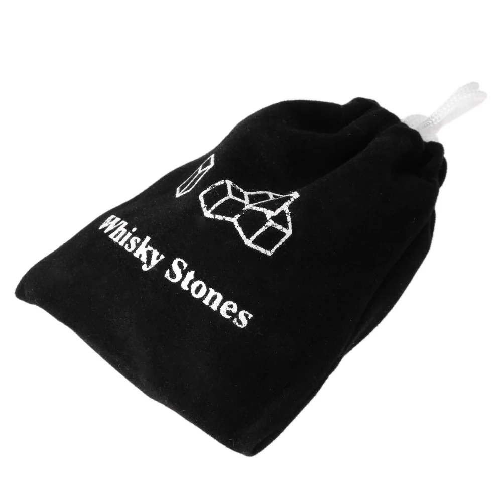 9PCS WHISKY ICE STONES DRINKS COOLER CUBES WHISKEY GRANITE SCOTCH & POUCH 9PCS WHISKY ICE STONES DRINKS COOLER CUBES WHISKEY GRANITE SCOTCH & POUCH