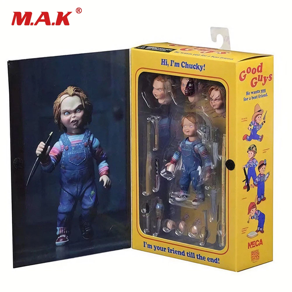 NECA потомство Чаки 7 дюймов ПВХ игрушки Детская игра хорошие мальчики Чаки фигурка конечная Чаки модель Делюкс издание для мальчика подарок