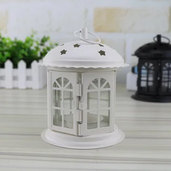 

Moroccan Decor Antique Iron Star House Candlestick European Romantic Wedding Cheap Candle Holder Lantern Retro Home Decoration