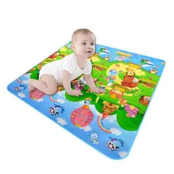 

Baby Crawling Mat Foam Double-Sided Crawling Mat PE Material Safe Non-Toxic Odorless Baby Play And Crawling Mat For BabyFlexible