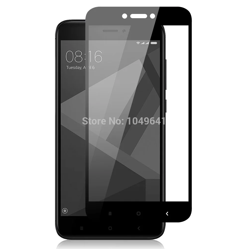 KXM1263B_1_2.5D Full Screen Cover Tempered Glass Screen Protector for Xiaomi Redmi 4X