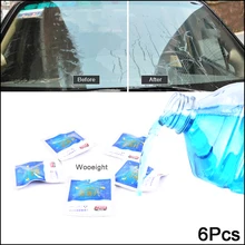 6 шт./партия 24L автомобильный твердый очиститель для автомобильных окон очистка лобового стекла очиститель ветрового стекла средство для очистки автомобиля