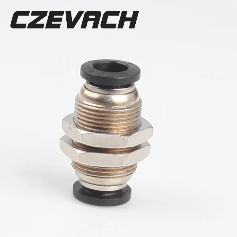 Air Pneumatic Straight Bulkhead