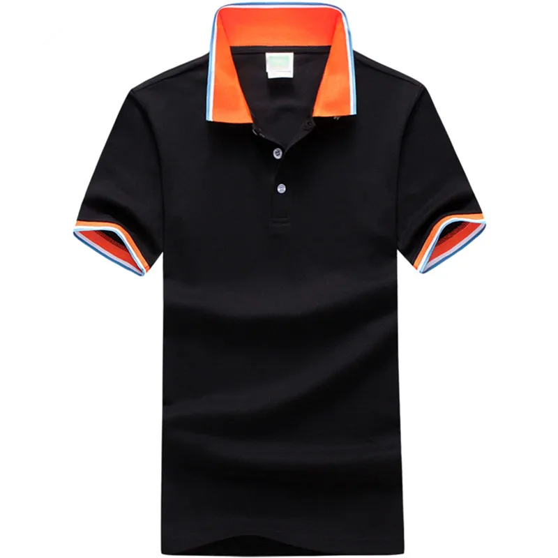 Camisa masculina бренды рубашек-Поло рубашка мужская повседневная Хлопковая мужская рубашка поло с коротким рукавом спортивная рубашка для гольфа плюс размер 4XL мужские топы