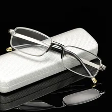 Мужские очки для чтения, женские очки с металлической оправой, очки по рецепту для пожилых людей, дальнозоркости, диоптрий+ 1+ 1,5+ 2+ 2,5+ 3+ 3,5+ 4