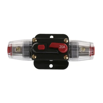 

Car Modified Switch Audio 125A Circuit Breaker Manual Reset Switch Fuse Holder