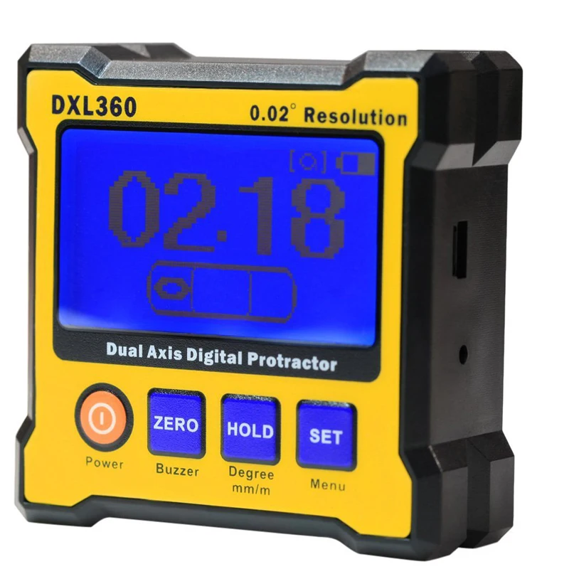 DXL360 Digital Angle Protractor High accuracy Dual Axis Angle meter