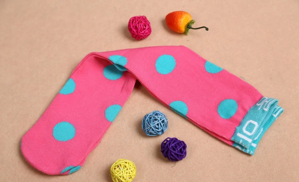 Для маленьких девочек хлопковые носки до колен детская мягкая точка прямые носки 5 видов цветов - Цвет: Лаванда