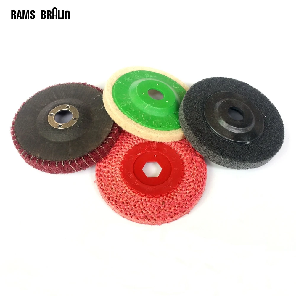 4 in 1 Angle Grinder Tools for Metal Finish Coarse to Fine Polishing Abrasive Grinding Disc angle-grinder : image 4 in 1 Angle Grinder Tools for Metal Finish Coarse to Fine Polishing Abrasive Grinding Disc angle-grinder