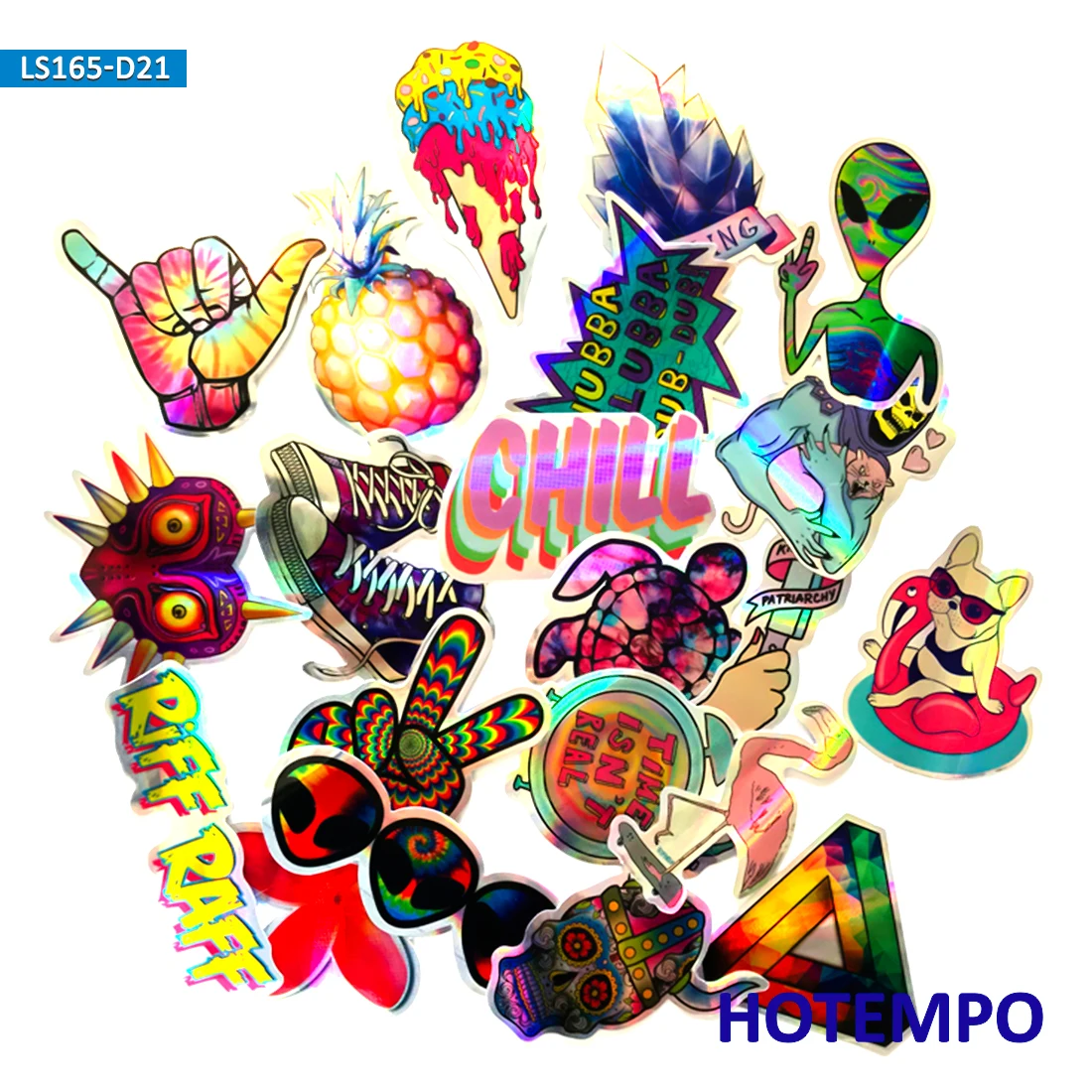 20pcs Weird ET Laser Dazzling Colourful Flash Style Stickers for Mobile Phone Laptop Luggage Guitar Skateboard Bike Car Stickers 20pcs Weird ET Laser Dazzling Colourful Flash Style Stickers for Mobile Phone Laptop Luggage Guitar Skateboard Bike Car Stickers