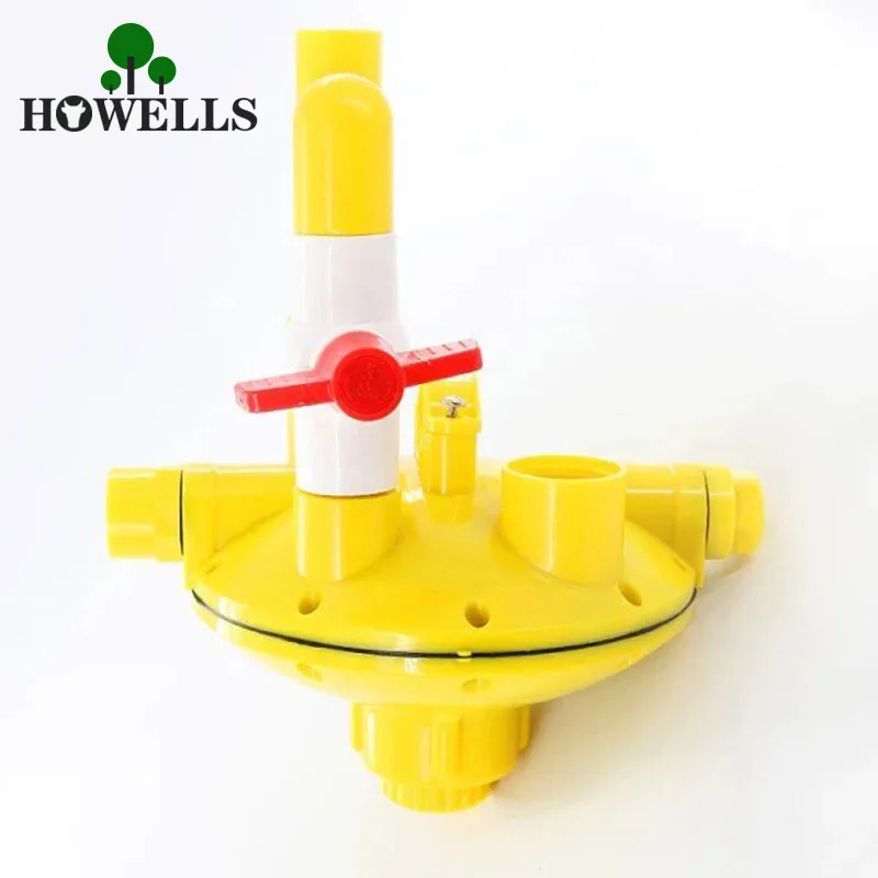Poultry Chiken Duck Quail Pigeon Water Supply Line Pressure Reduce Valve System Waterline Chicken Drinker Water Coop Kit