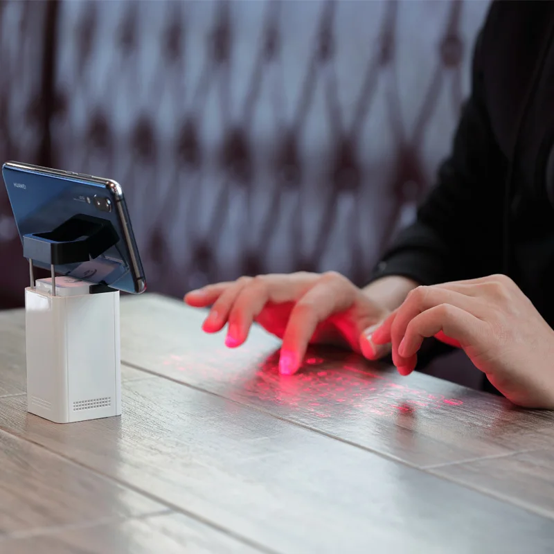  Bluetooth virtual laser keyboard Wireless Projection mini keyboard Portable for computer Phone pad 