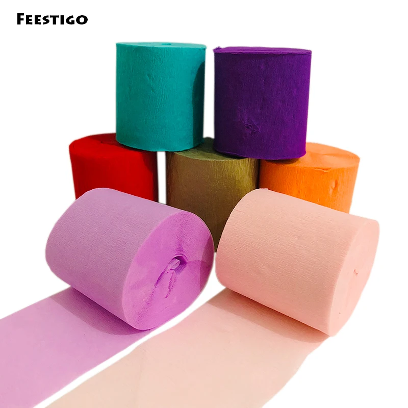 10.7-Square Feet Lia Griffith Metallic Crepe Paper Roll LG11004 Assorted Colors