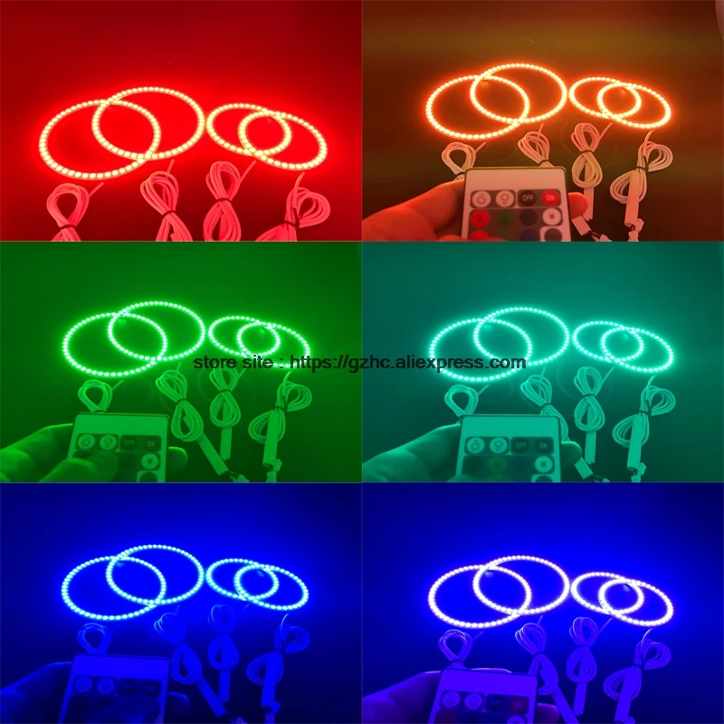 HochiTech для FORD Mondeo MK3 2001 2007 автомобильный Стайлинг RGB светодиодный набор ангельские