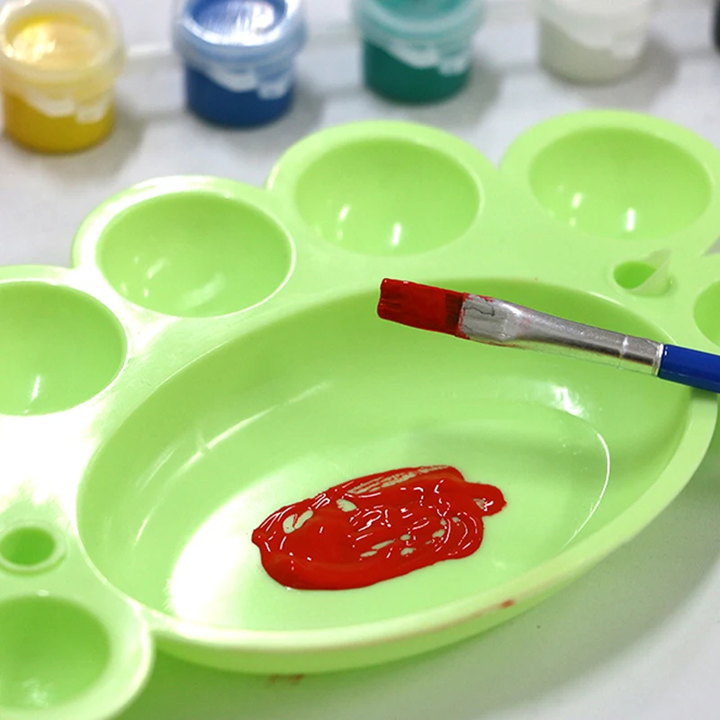 Милый арт альтернатива лоток для краски художника масло Акварельная пластиковая палитра поставка