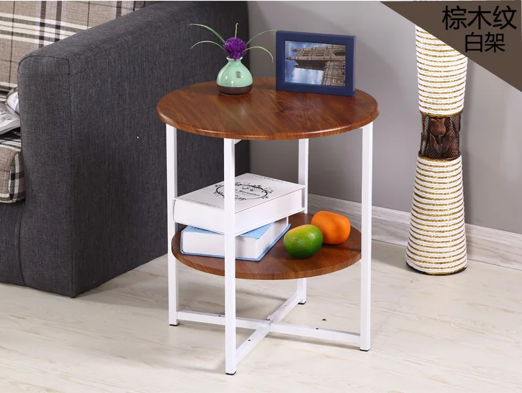 Louis Fashion Coffee Tables Simple Mini Sofa Circular Modern Simple Living Room Telephone Rack