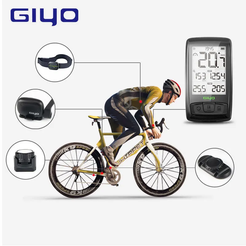 Велосипедный Bluetooth беспроводной кодовый счетчик горный велосипед дорожный велосипед Спидометр Одометр Подсветка Водонепроницаемый Код Таблица