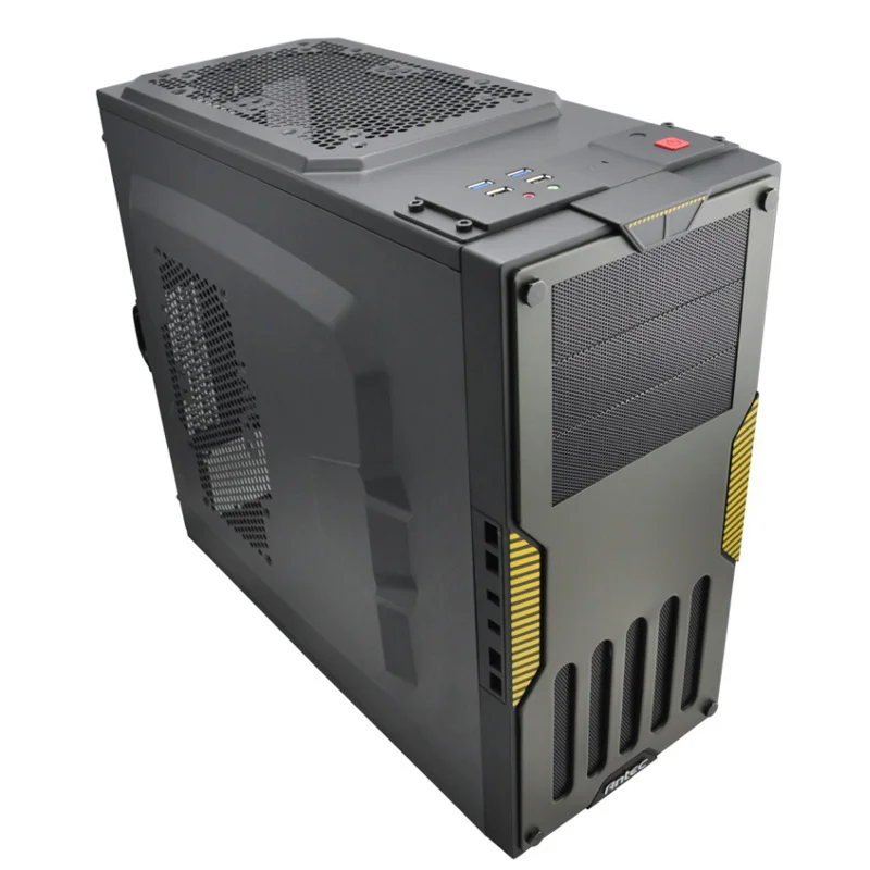 

Super Military Chassis Desktop Computer Micro ATX / ATX pure computer case double usb