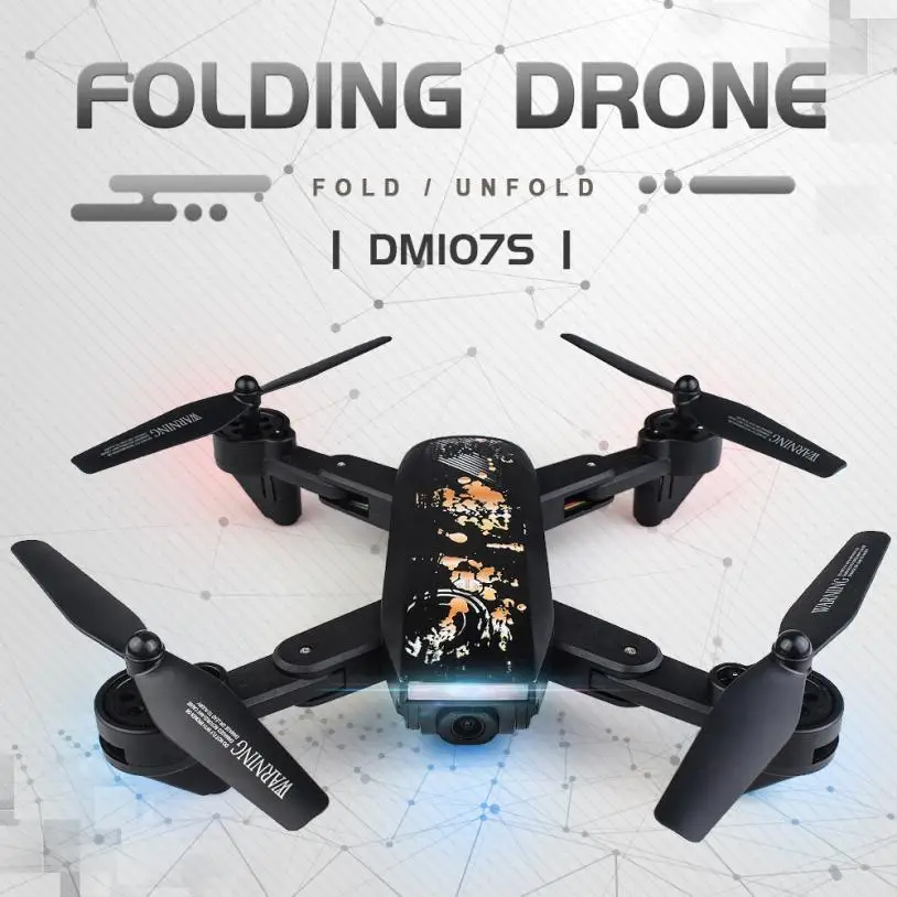 

DM107S 2MP Wide-angle 110 2.4G 6Axis HD Camera WIF Quadcopter Foldable Drone IUNEED TOY Store